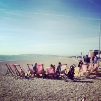 Sand, Sunchairs + Sarnies: Frankie's Beach Cafe, Seaford, East Sussex